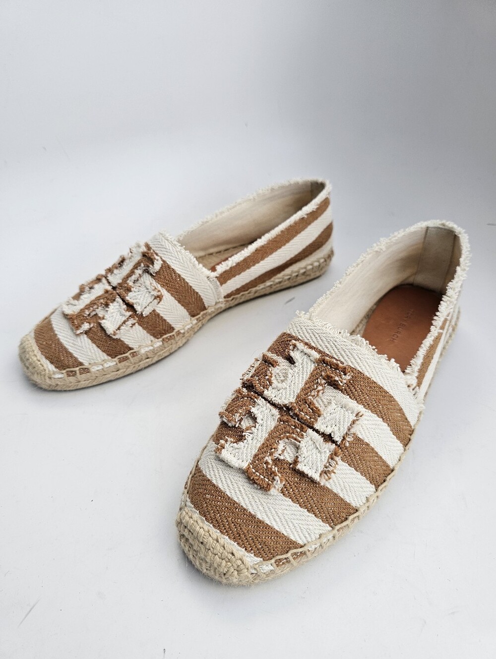 Tory Burch Fray Stripe Espadrille